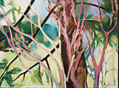 Oil Painting by Paula Martiesian Pink Branches