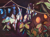 Painting called Stained Glass by Paula Martiesian