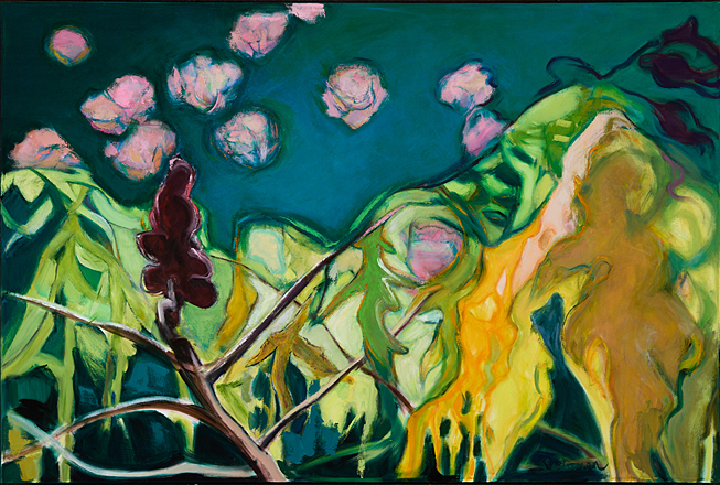 Pink Hydrangea Clouds &copy; Paula Martesian